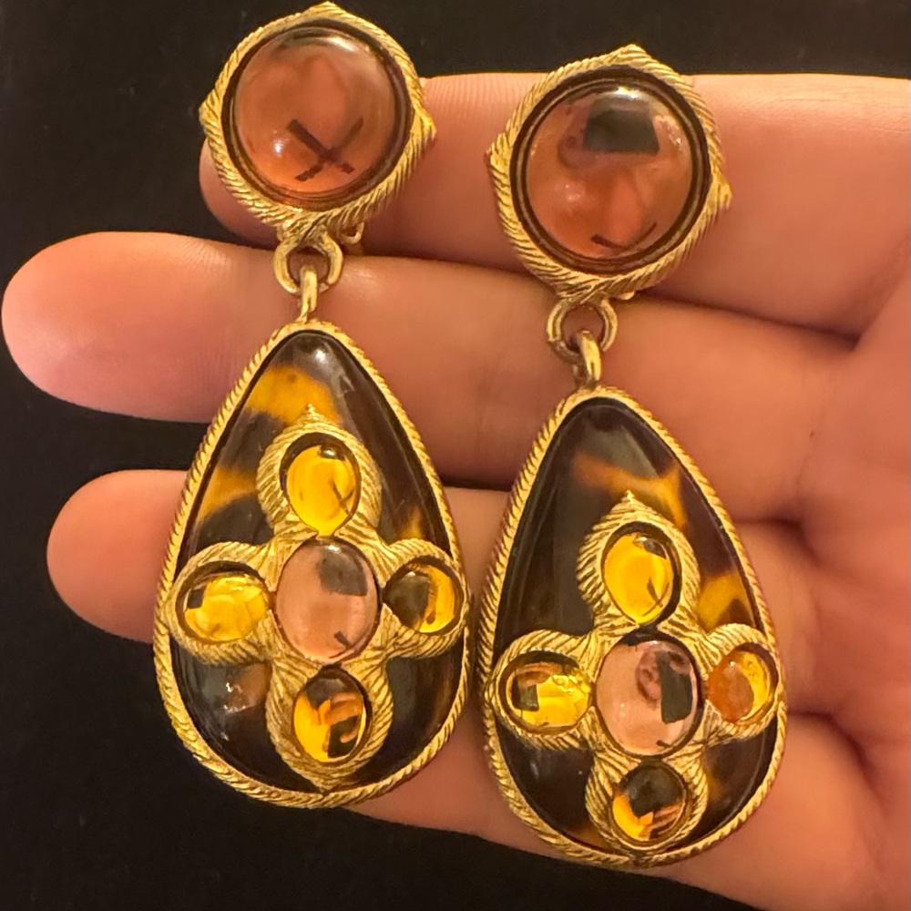 RARE VTG JAY STRONGWATER/FEINBERG EARRINGS